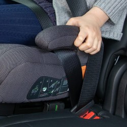 Sitzerhöhung Auto Kinder Isofix 125-150 cm Gruppe 3 anthrazit