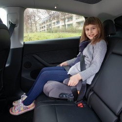 Sitzerhöhung Auto Kinder Isofix 125-150 cm Gruppe 3 anthrazit