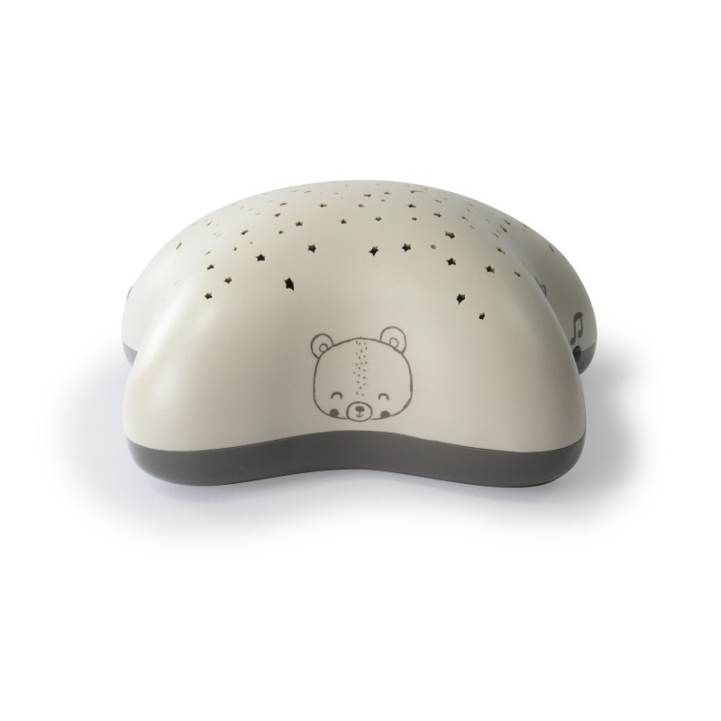 Musikalischer Sternenprojektor in Beige mit Bär - USB Musikalischer Sternenprojektor in Beige mit Bär - USB
