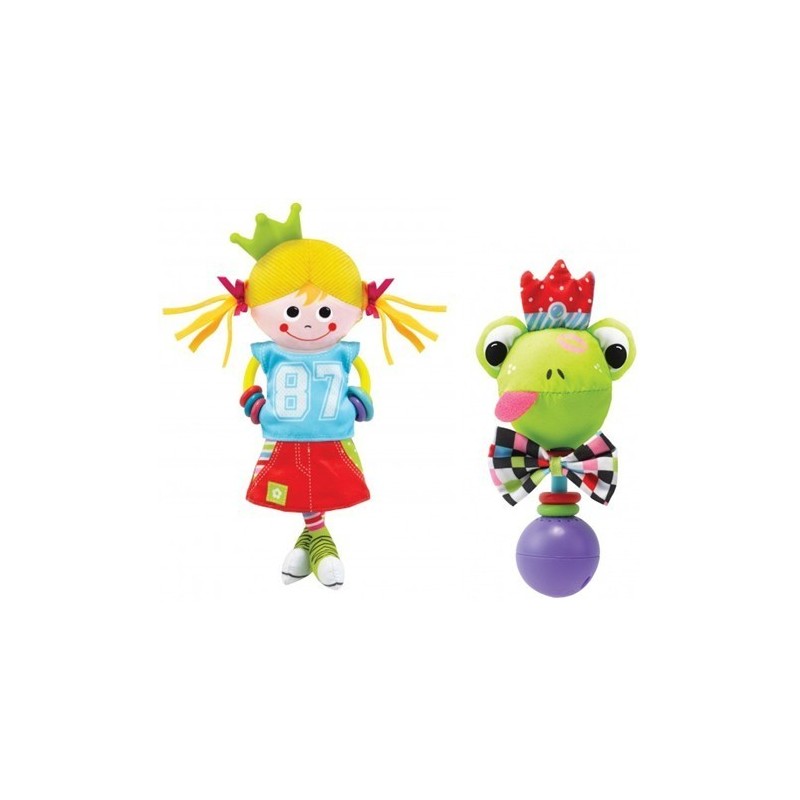 Rassel-Set Prinzessin mit Frosch