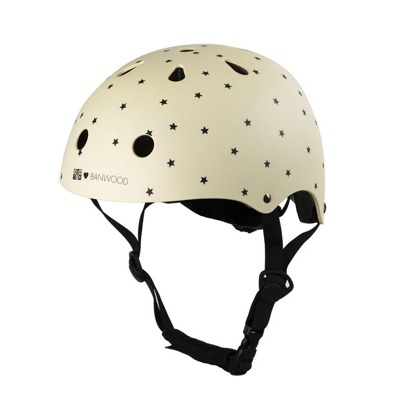 Helm in Creme mit Sternen